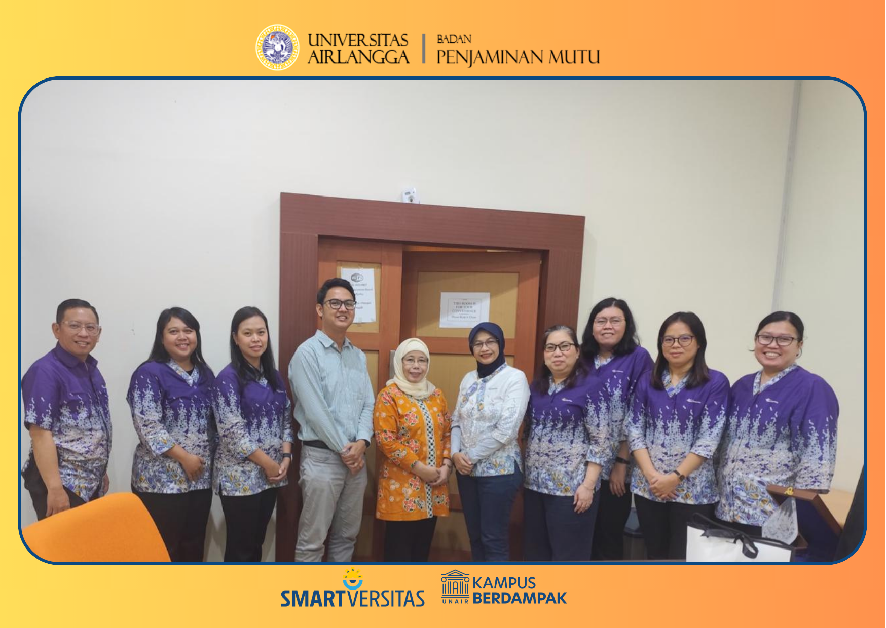 BPM Universitas Airlangga Menjadi Tujuan Studi Banding BINUS University